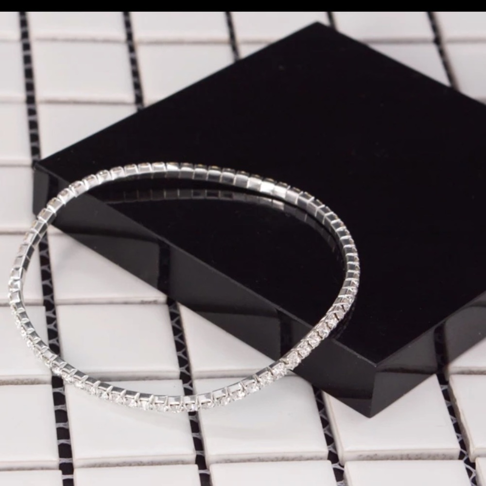 Anklet Elastic Crystal - Picture 2 of 3